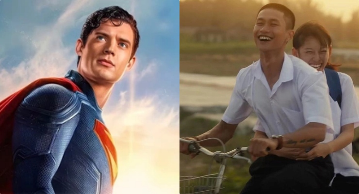 スーパーマン映画とベトナム映画「Dan ca go」。写真:CGV.
