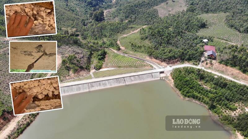 Phu Luong CommuneのDong Dong Irrigation Dam。写真：ラムタン