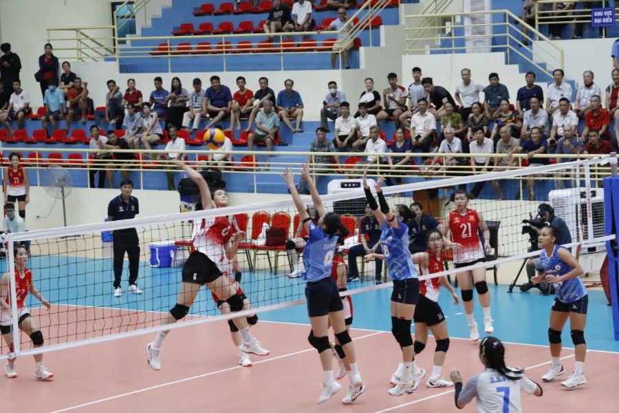 2025년 U23 전국 배구 대회는 U21 베트남 대표팀의 전력을 선발하는 기회입니다. 사진: BCTT