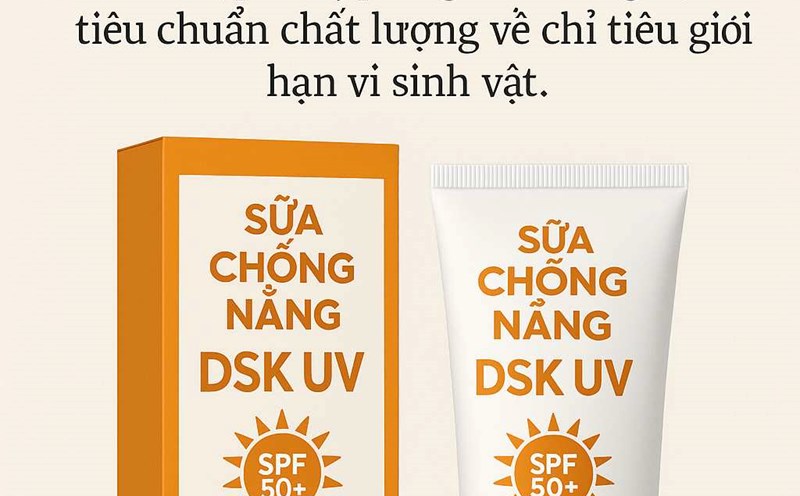 Suspend circulation and nationwide recall of NLCS UV sunscreen milk products due to poor quality. Photo AI