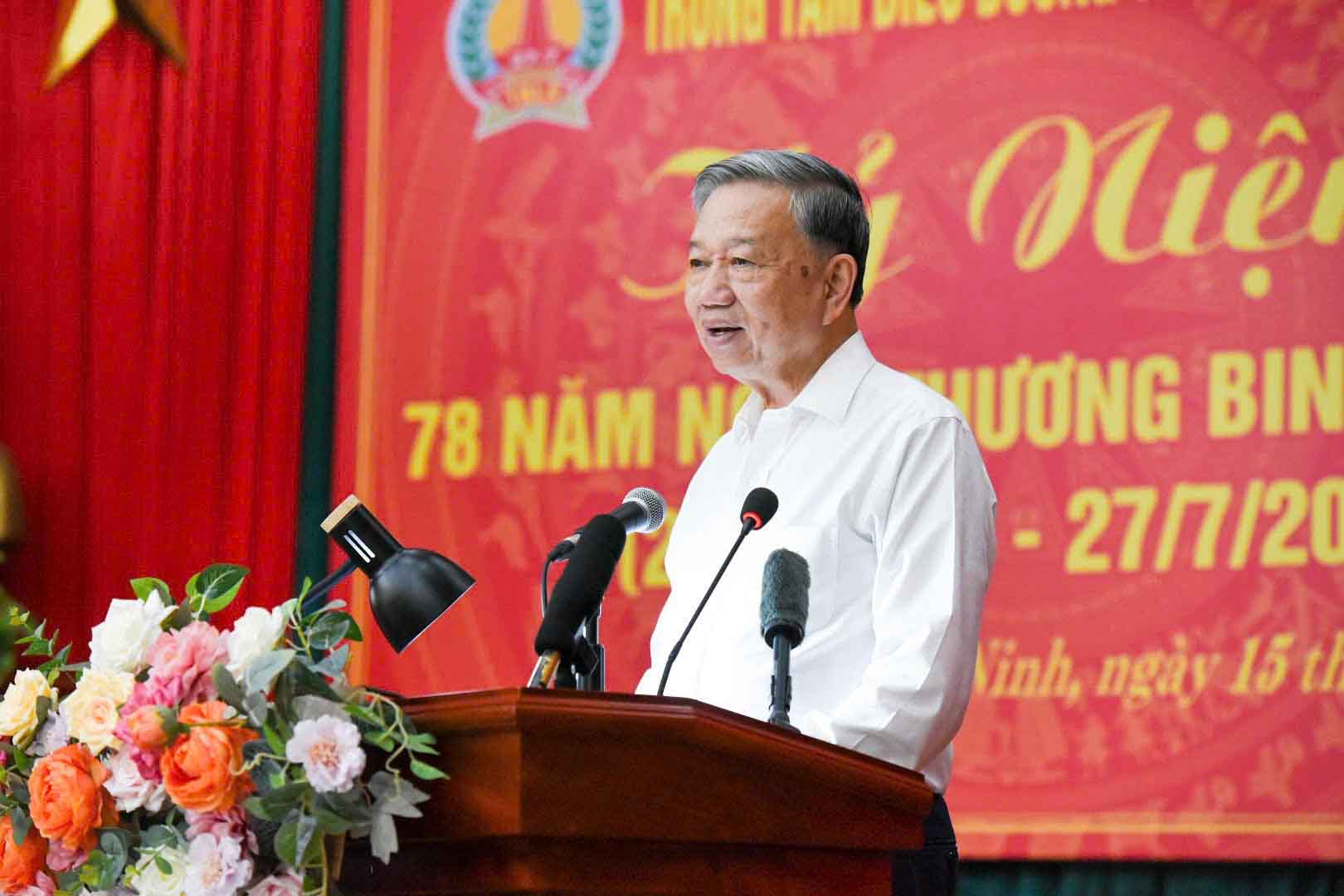 Tong Bi thu To Lam phat bieu. Anh: Tran Tuan