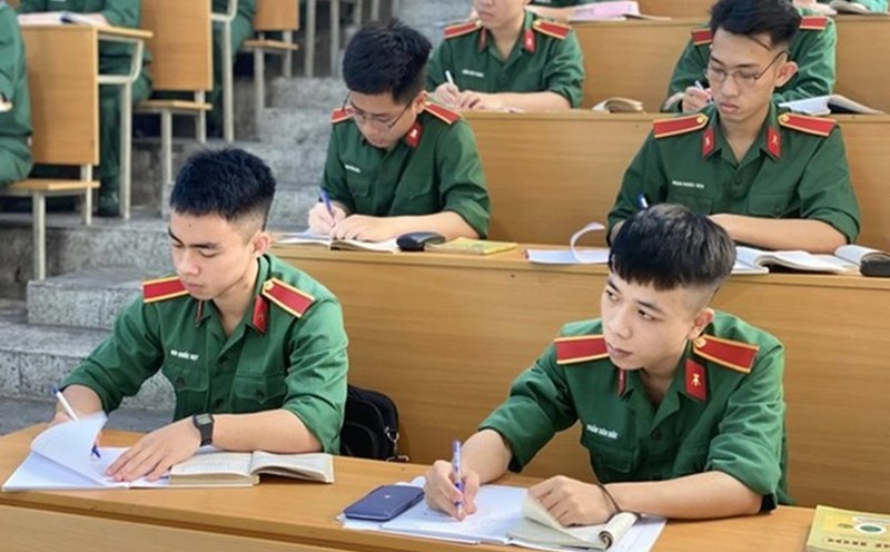 The military school will consider admission to the C00 block in 2025, with a high benchmark score. Photo: VGP