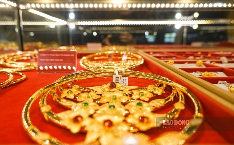 Gold prices are hampered by a series of US economic data. Photo: Phan Anh