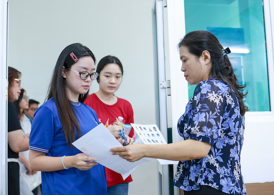 Thí sinh tham dự kỳ thi tốt nghiệp THPT năm 2025. Ảnh: Hải Nguyễn