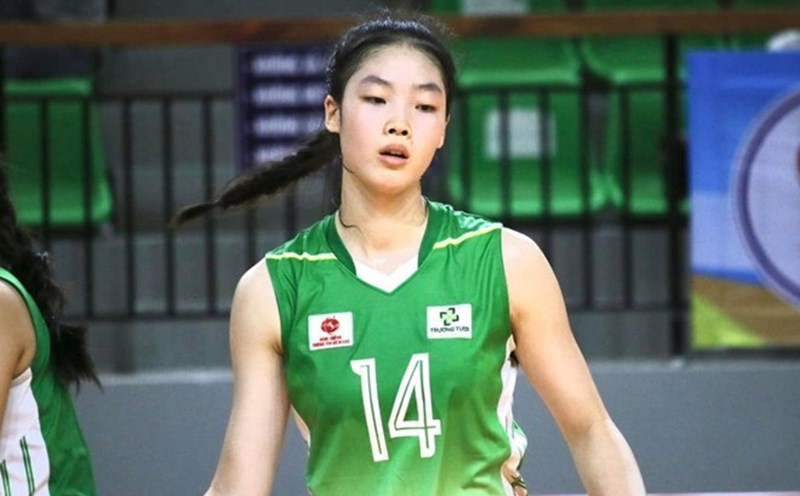 The Information Corps will meet Quang Ninh at the National U23 Volleyball Tournament. Photo: VFV