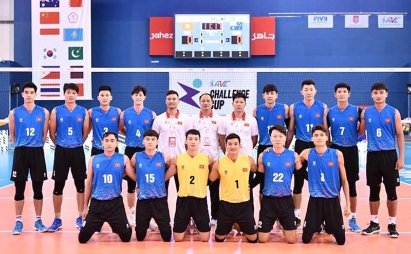 The Vietnam men's volleyball team will meet Cambodia in the opening match of the second phase of the 2025 SEA V.League. Photo: VFV