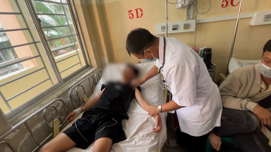 デング熱患者が入院。写真:Nguyen Ly