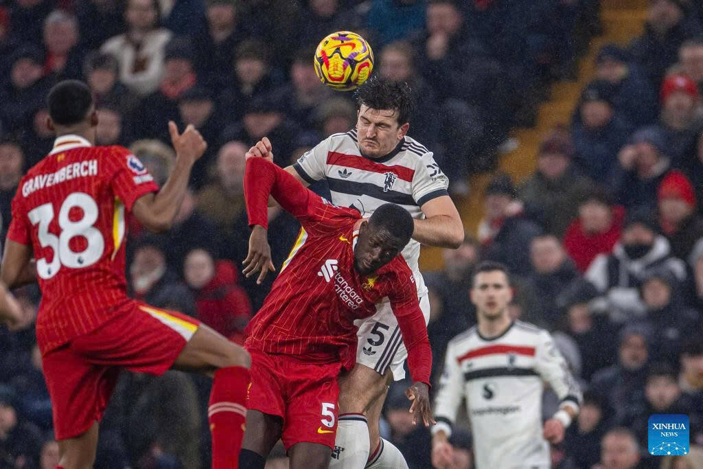 Konate la tru cot quan trong noi hang thu cua Liverpool. Anh: Xinhua