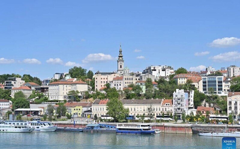 Scene along the Sava River in Belgrade, Serbia. Photo: Xinhua