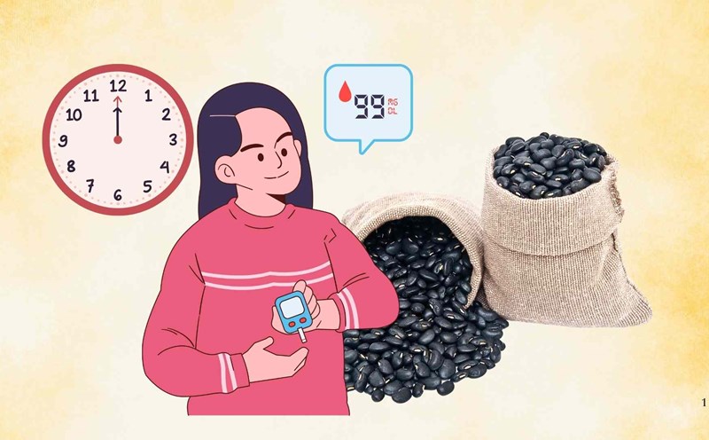 Cheap beans help stabilize blood sugar for 12 hours. Graphic photo: Hoang Loc