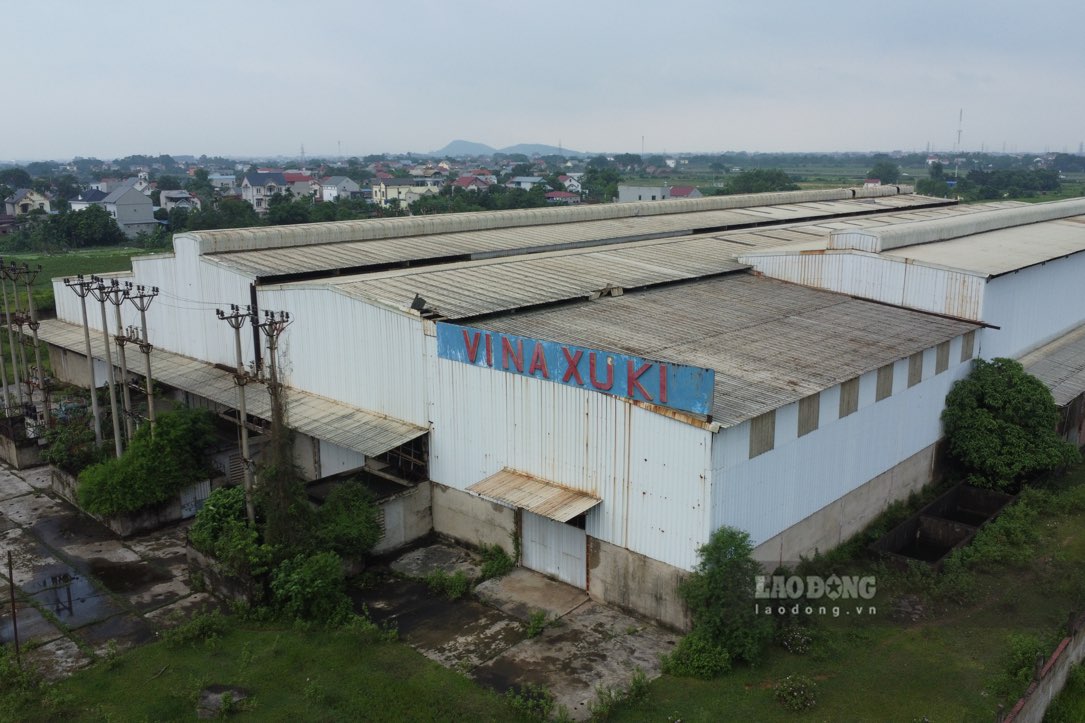 Dự án ôtô Vinaxuki tại Thái Nguyên nằm bất động sau nhiều năm triển khai. Ảnh: Đặng Vũ.