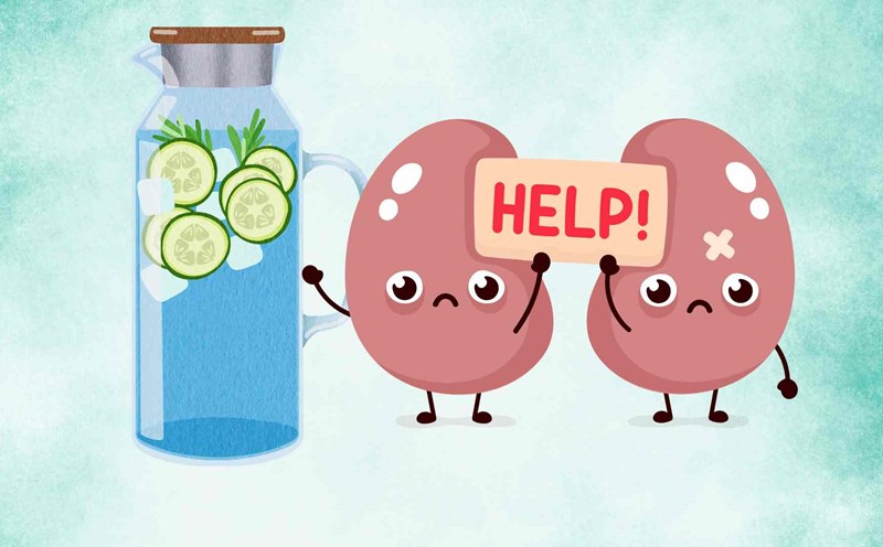 This refreshing drink helps the kidneys detoxify every day. Graphic photo: Thai Anh