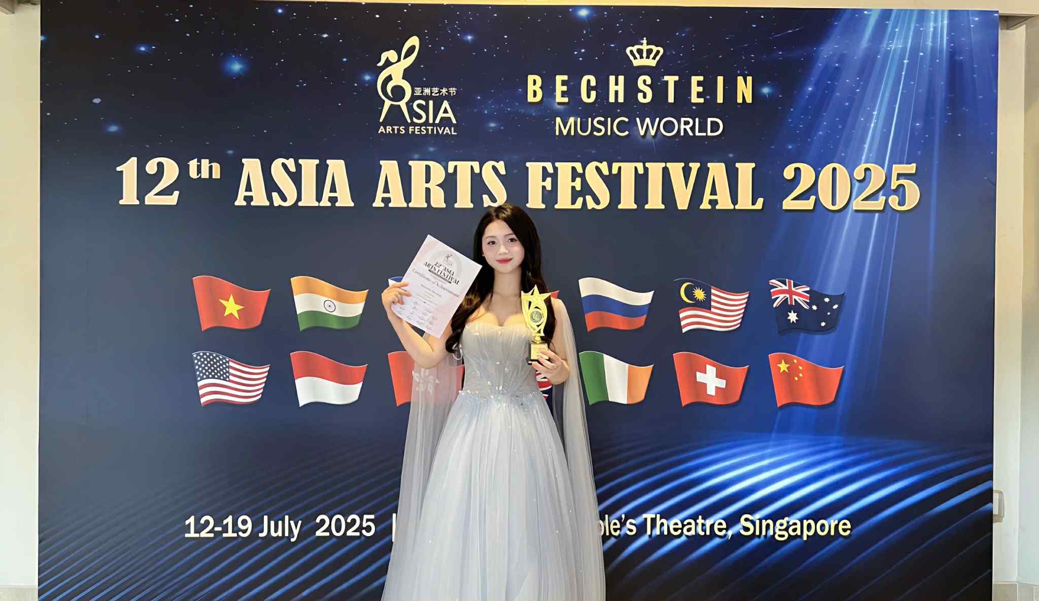 Nguyen Thanh Chucは、アジアアーツゴールドカップ2025を獲得することに優れていました。写真：提供されたキャラクター