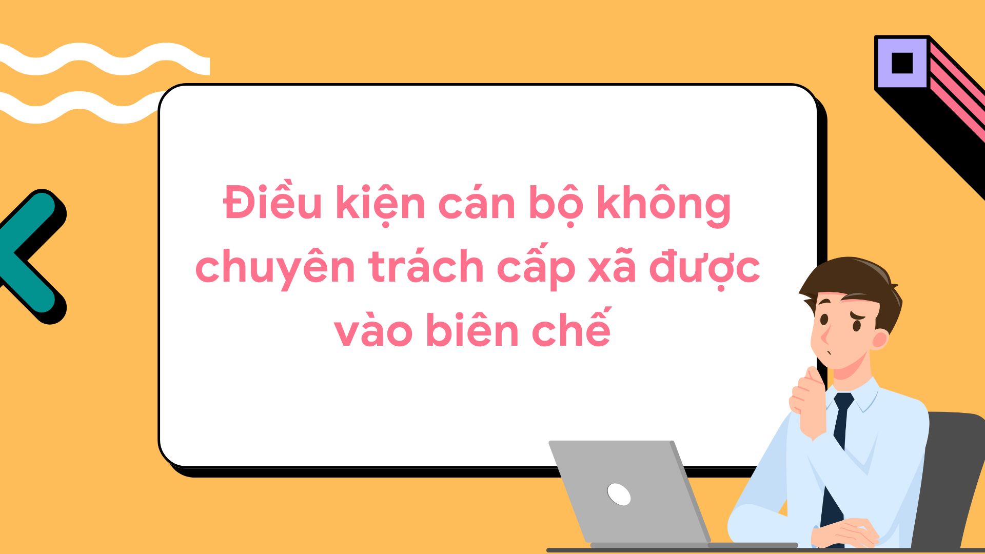 Conditions for non-professional commune-level cadres to be admitted to the payroll