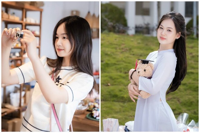Hình ảnh đời thường của nữ thủ khoa đạt 30 điểm tuyệt đối Toán, Lý, Hóa