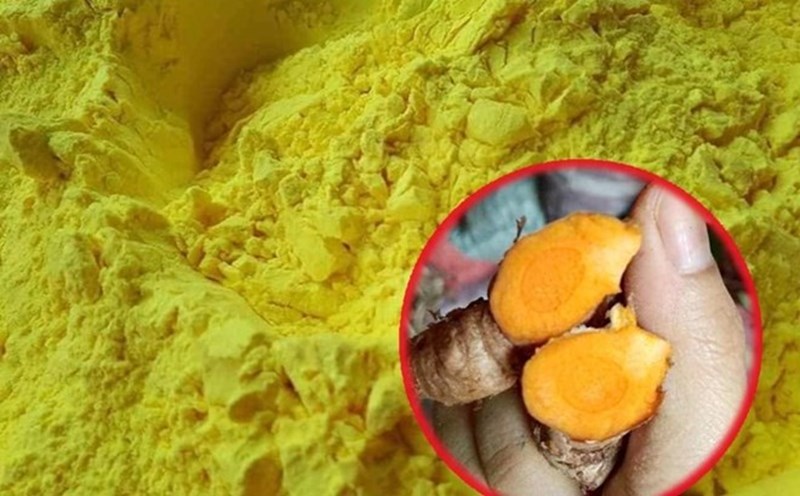 Turmeric milk has the effect of increasing liver function thanks to the curcumin content... Graphics: Van Thang.