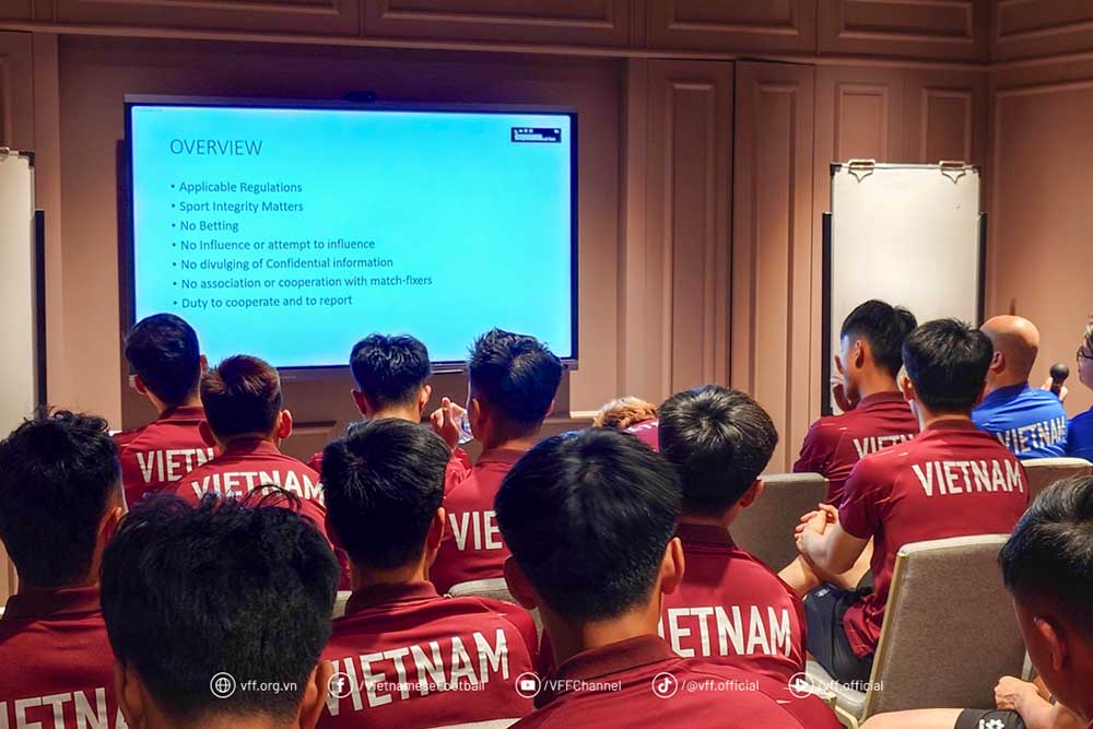 AFF tightens negative prevention work at the 2025 U23 Southeast Asian Championship. Photo: VFF