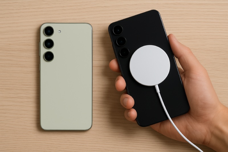 Samsung esta encuestando a los usuarios sobre la funcion de carga QI2. Grafico: Quang Minh