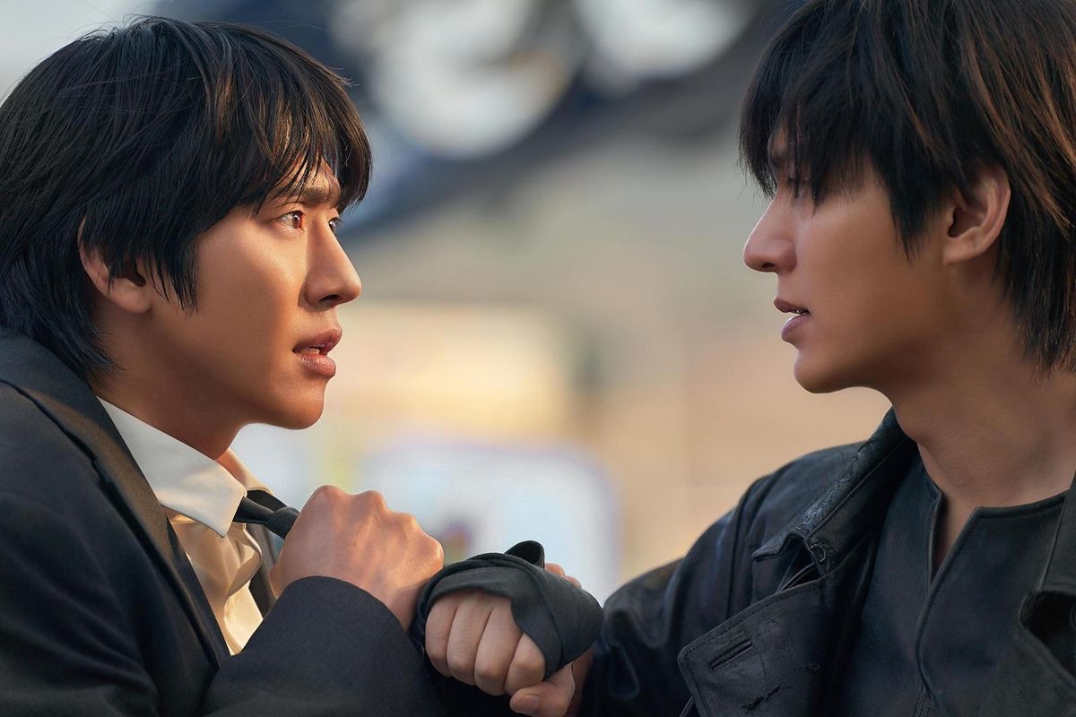 Ahn Hyo Seop, Lee Min Ho in the film. Photo: Lotte