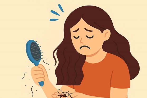 ヘルメット着用による抜け毛を防ぐ方法。イラスト:Hoang Loc