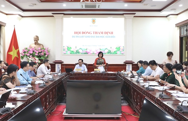 Photo at the meeting of the Council for Appraisal of the Draft Law on Higher Education (amended). Photo: Ministry of Justice