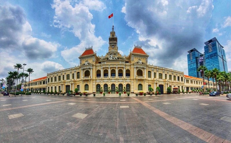 The headquarters of the People's Council and People's Committee of Ho Chi Minh City is on Le Thanh Ton Street (Ho Chi Minh City). Photo: Anh Tu