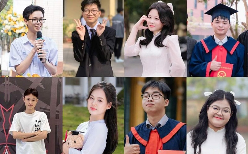 The 2025 high school graduation exam recorded many valedictorians with 30/30 points from different provinces and cities. Graphics: Phuong Anh