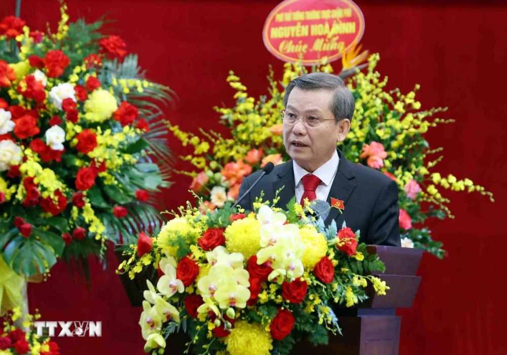 Le Minh Tri 씨 - 당 중앙위원회 서기 최고인민법원장. 사진: TTXVN