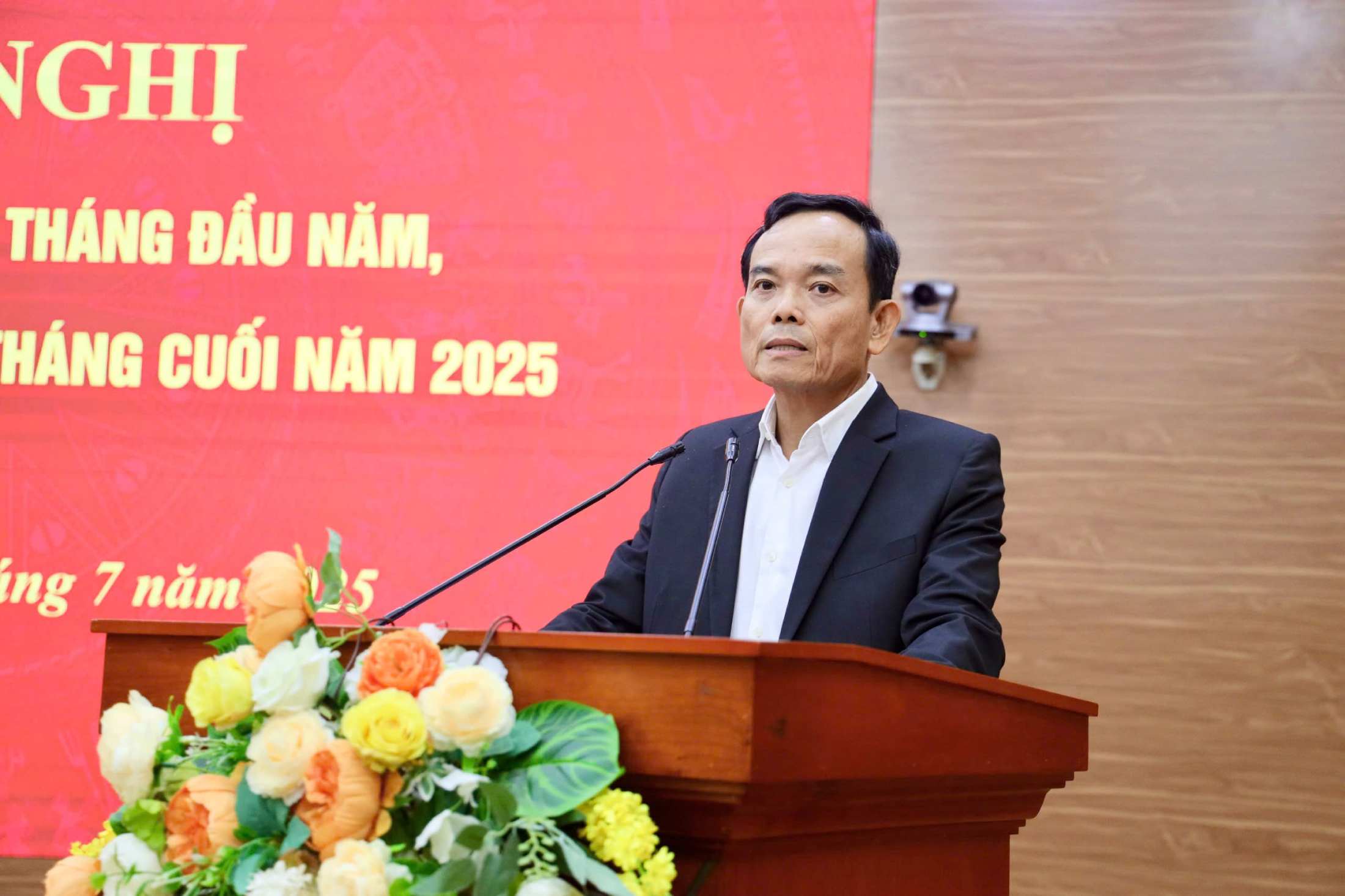 Dong chi Tran Luu Quang - Bi thu Trung uong Dang, Truong Ban Chinh sach, chien luoc Trung uong.