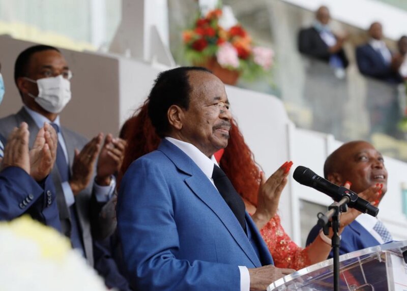 92 -Year -Old Presidente Paul Biya de Camerun. Foto: Xinhua