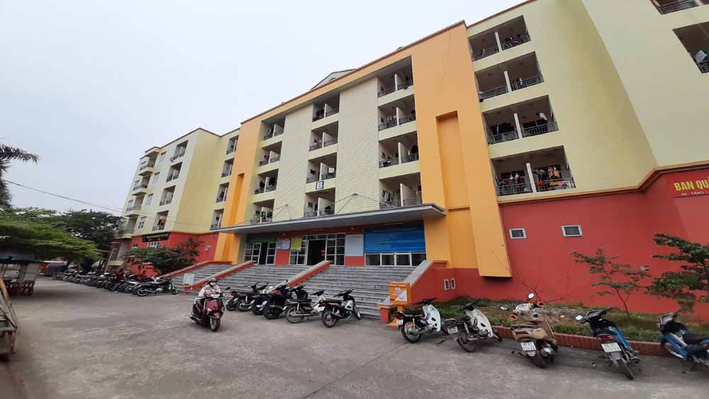 Bac Ninh省バクザン区の学生住宅地。写真:Quoc Phuong