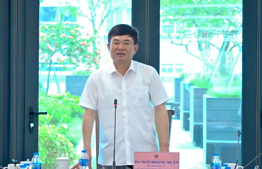 According to Party Secretary and Chairman of the Board of Directors of TKV Group Ngo Hoang Ngan, the Cao Son Coal mine renovation, expansion and capacity increase project is one of the key projects in the Group's long-term development strategy. Photo: TKV