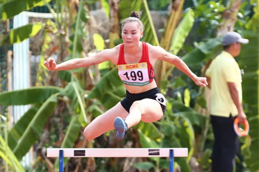 선수 Quach Thi Lan. 사진: Thanh Vu