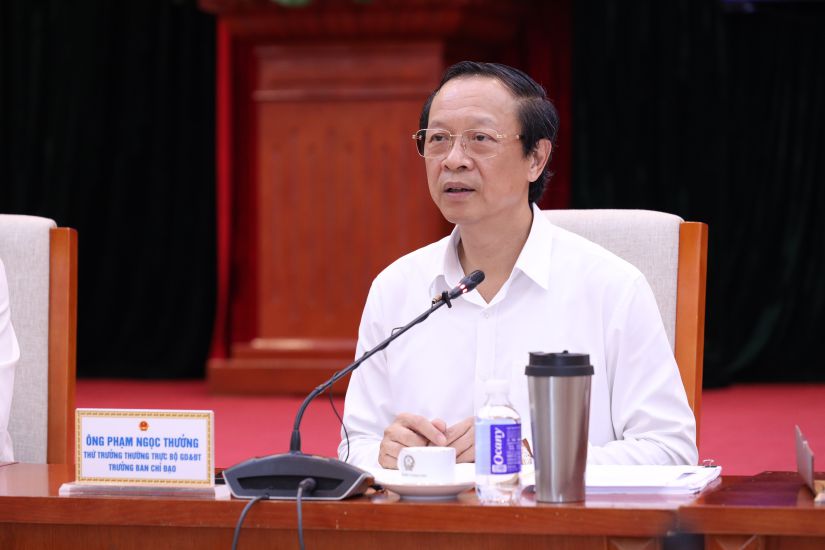 Thu truong Bo GDDT Pham Ngoc Thuong. Anh: Van Trang