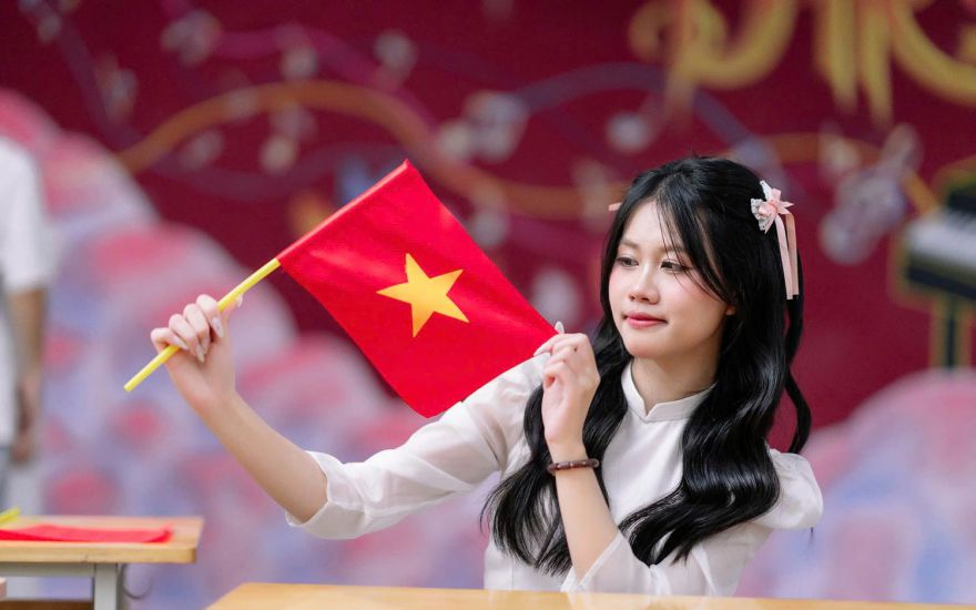 Nguyen Tran Yen Nhi - Estudiante de la Escuela Secundaria Cua Lo (nghe an). Foto: personaje proporcionado