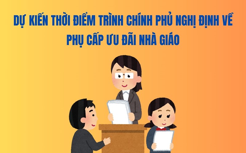 Expected time to submit to the Government a decree on preferential allowances for teachers