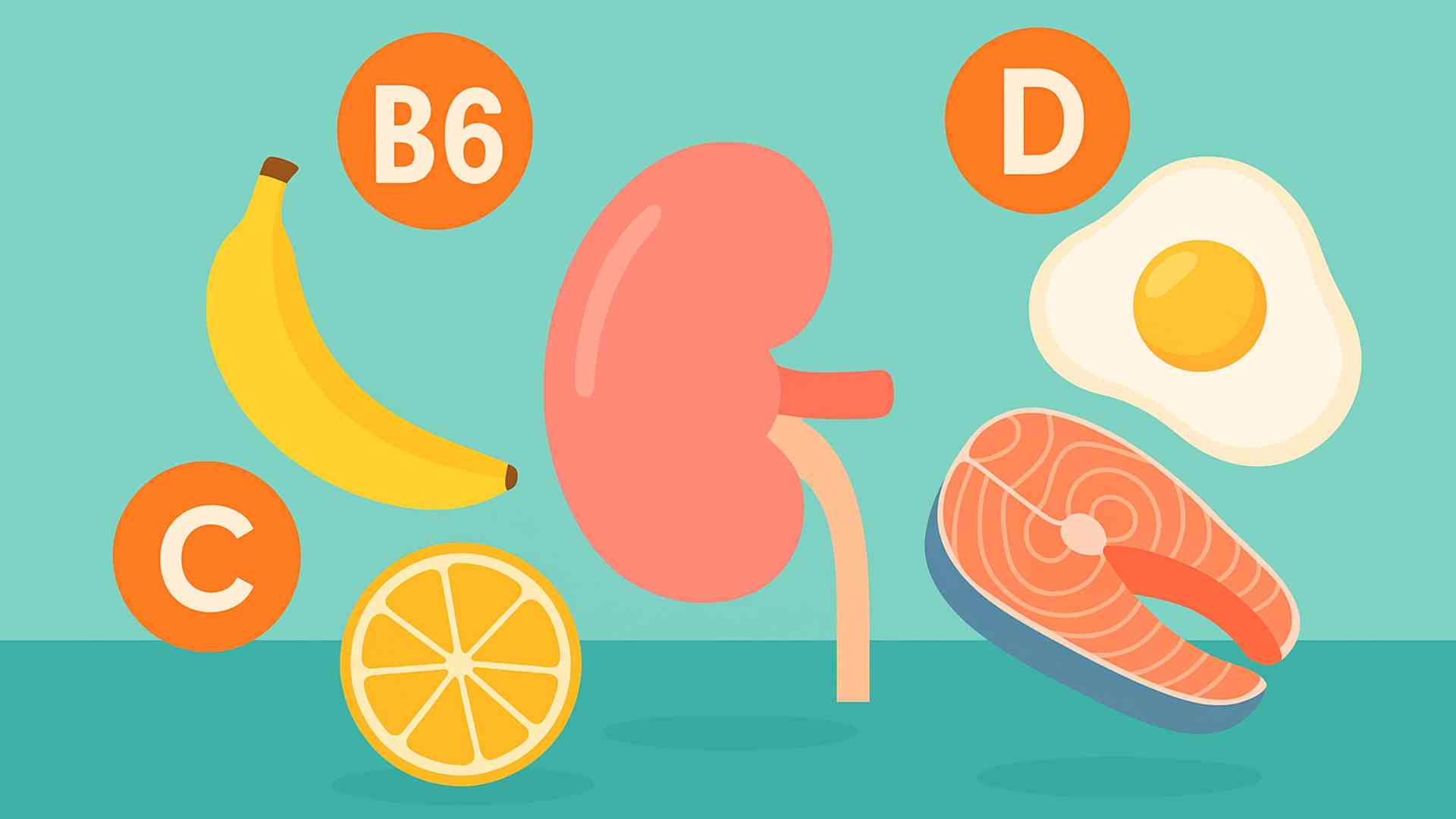 腎臓を補うのに役立つ3種類のビタミン。写真:タイ・アイン