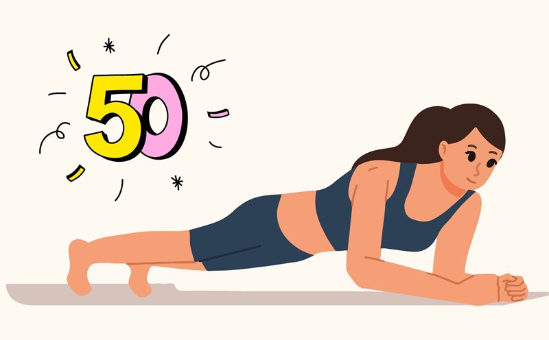 Plank is an exercise that helps strengthen muscles and improve strength. Graphics: Thanh Thanh