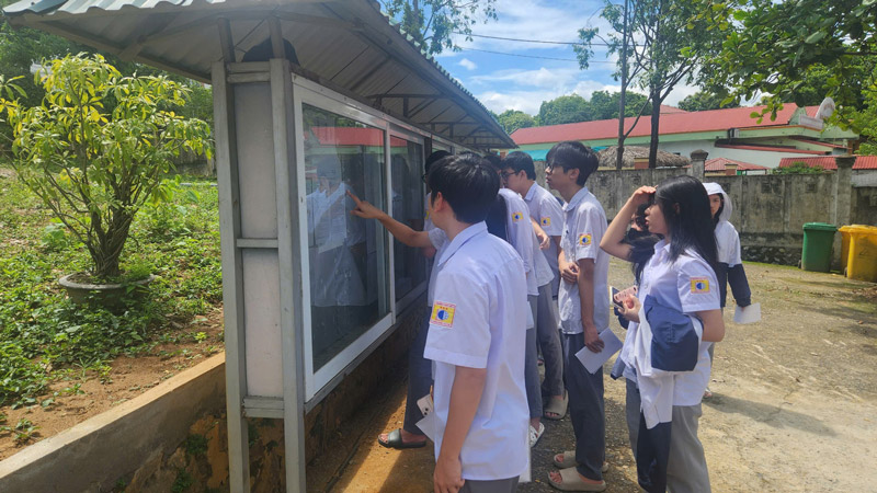 ラオカイ省全体で261点、各科目で10点。写真:Trong Loc