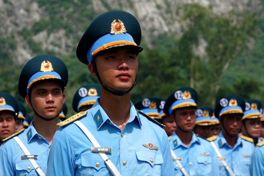 The heat did not stop, soldiers practiced tirelessly for the September 2 parade