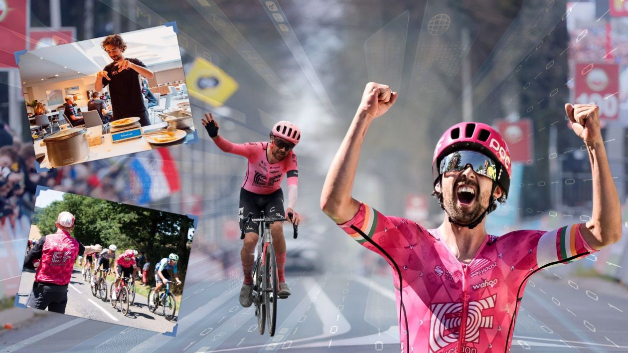 La victoria de Ben Health en Tour de France 2025 es el resultado del sistema de trabajo meticuloso para cada detalle. 
Grafico: Le Vinh