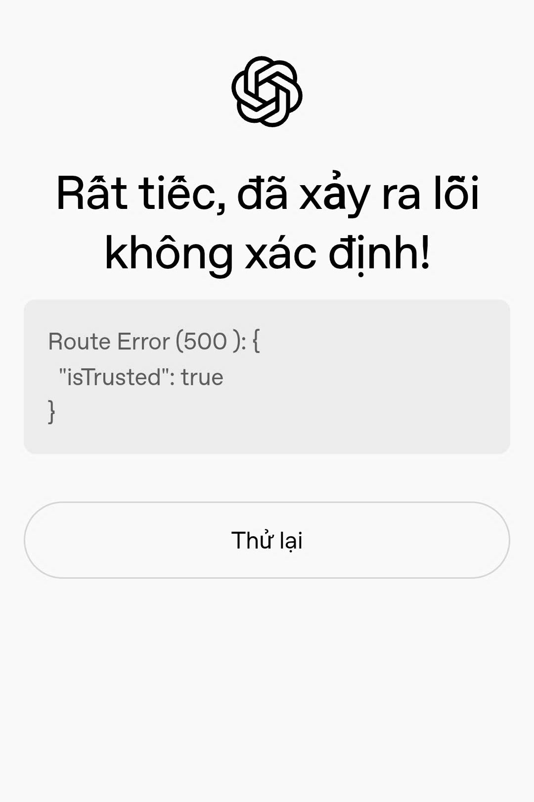 ChatGPT gap su co ngay 17.7. Anh: Nhan vat cung cap