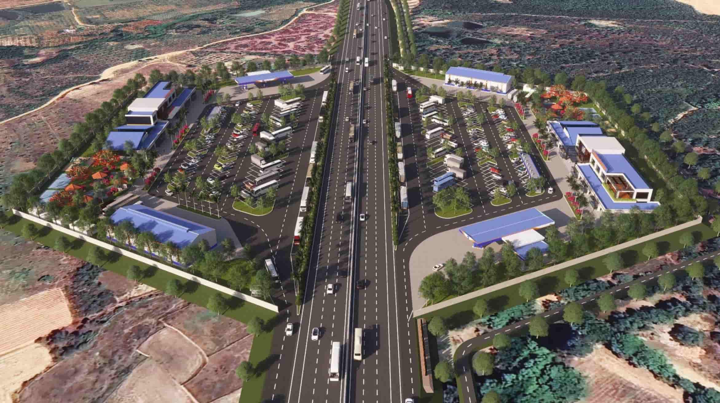 The problem of the rest stop project on the Van Phong - Nha Trang Expressway. Photo: Huu Long