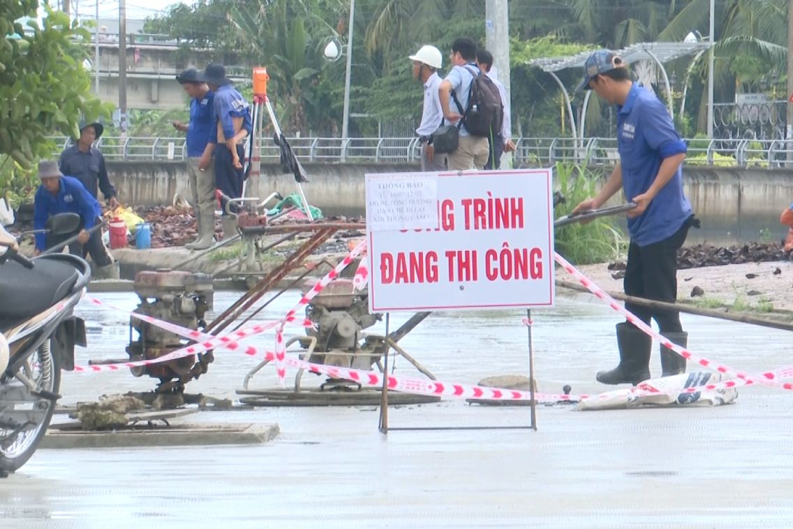 The Cai Son canal embankment project worth nearly 315 billion VND in Can Tho is about to be completed