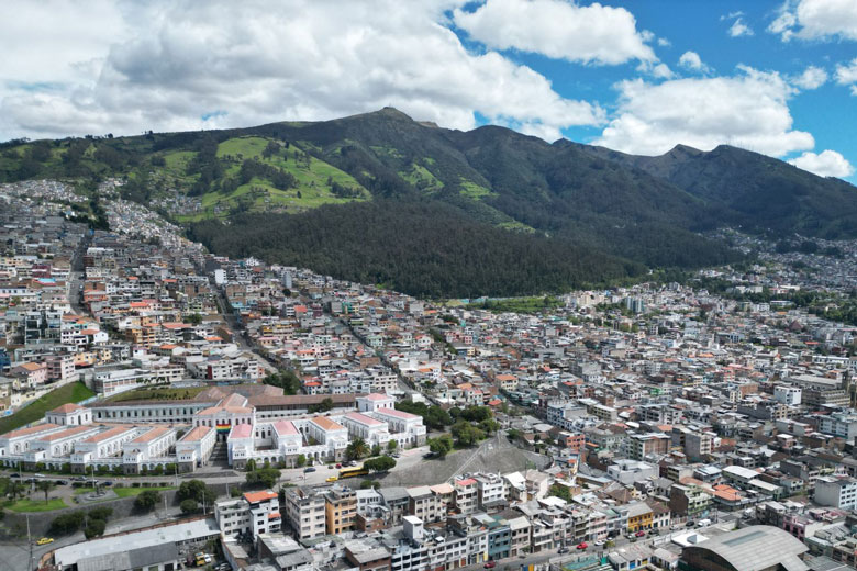 키토 시 (에콰도르). 사진: AFP