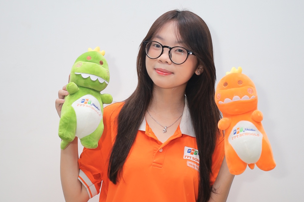 Chan dung nu sinh Can Tho dat 9,75 diem mon Ngu van. Anh: NVCC.