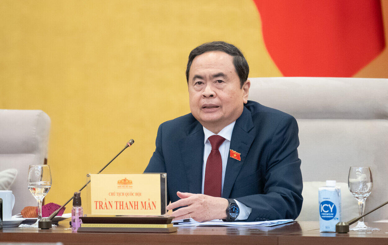 Politburo member and National Assembly Chairman Tran Thanh Man. Photo: Quochoi.vn