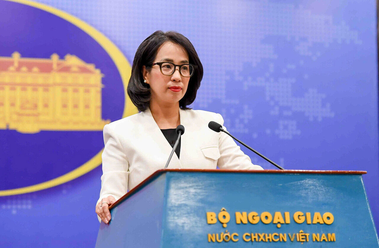 베트남 외무부 대변인 Pham Thu Hang. 사진: Nhat Ha