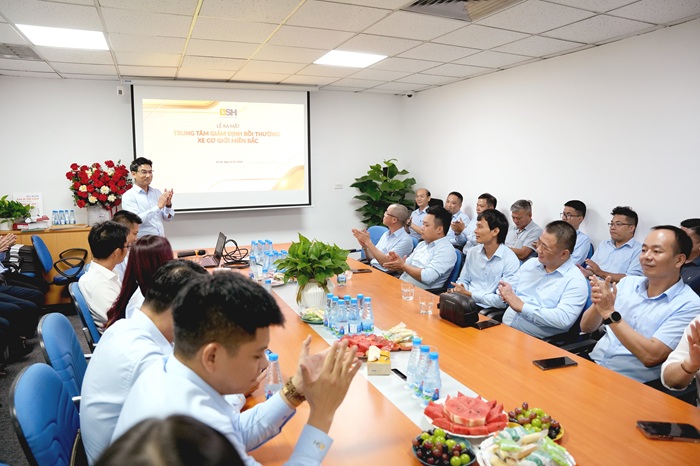 The launching ceremony of the Northern Compensation Appraisal Center was solemnly held right at the Center's headquarters. Photo: BSH