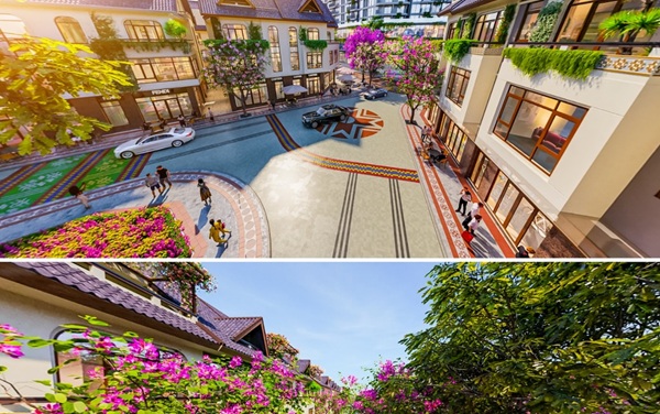 Song nhu resort ngay giua long do thi. Anh: Ecopalace Dak Lak - Ecopark